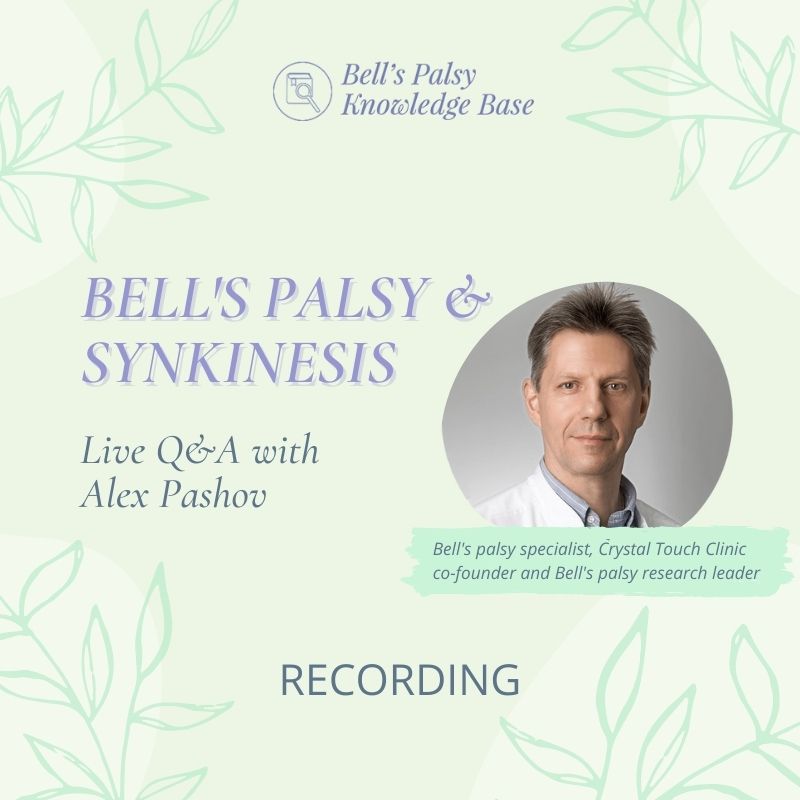 Bells palsy live Q&A recording